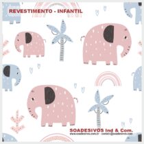 adesivos-papel-de-parede-infantil - dri-0040-safari-elefante