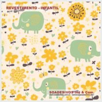 adesivos-papel-de-parede-infantil - dri-0041-safari-elefante