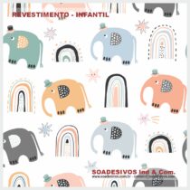 adesivos-papel-de-parede-infantil - dri-0042-safari-elefante