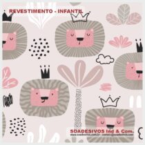 adesivos-papel-de-parede-infantil - dri-0046-safari-leão