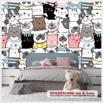 adesivos-papel-de-parede-infantil - dri-0052-f-cão