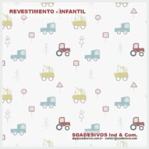 adesivos-papel-de-parede-infantil - dri-0143-carros-caminhoes