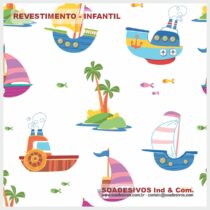 adesivos-papel-de-parede-infantil - dri-0155-barcos-navio