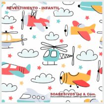 adesivos-papel-de-parede-infantil - dri-0169-avião-helicoptero