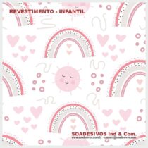 adesivos-papel-de-parede-infantil - dri-0190-nuvens-arco-iris-estrelas