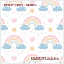 adesivos-papel-de-parede-infantil - dri-0193-nuvens-arco-iris-coração