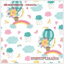 adesivos-papel-de-parede-infantil - dri-0248-balão-nuvens a