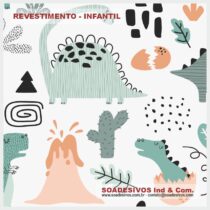 adesivos-papel-de-parede-infantil - dri-0263-dinossauros