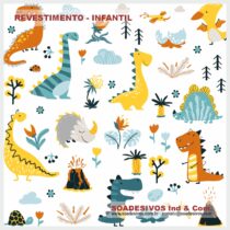 adesivos-papel-de-parede-infantil - dri-0268-dinossauros