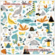 adesivos-papel-de-parede-infantil - dri-0269-dinossauros