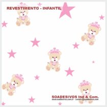 adesivos-papel-de-parede-infantil - dri-0328-coroa-princesa-ursa