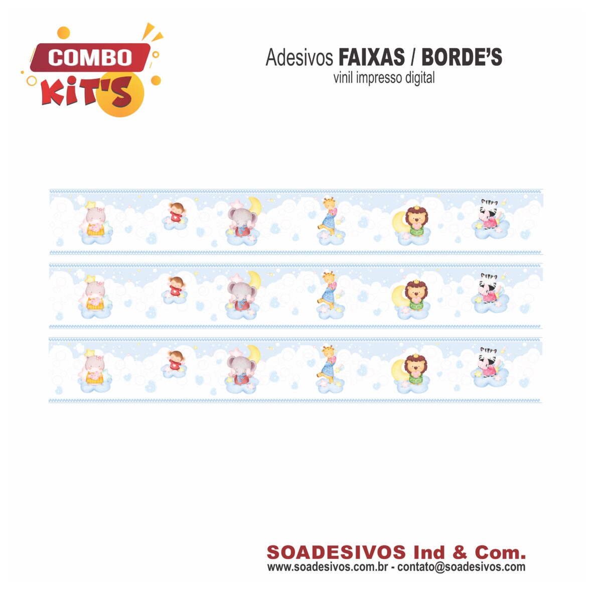 adesivo-combo-faixa-aninais-regua-do-crescimento-quadros-placa-maternidade-dca-0011 – faixas