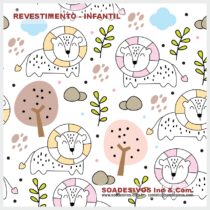 adesivos-papel-de-parede-infantil - dri-0329-safari-leão